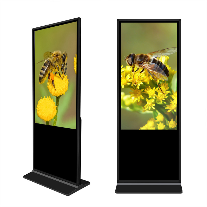 Display totem publicitar cu suport de podea de 43 inch